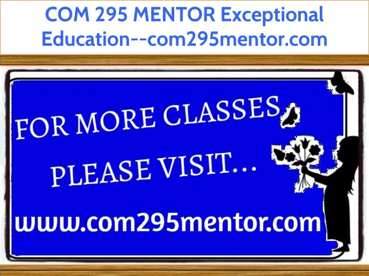 com 295 mentor exceptional education com295mentor