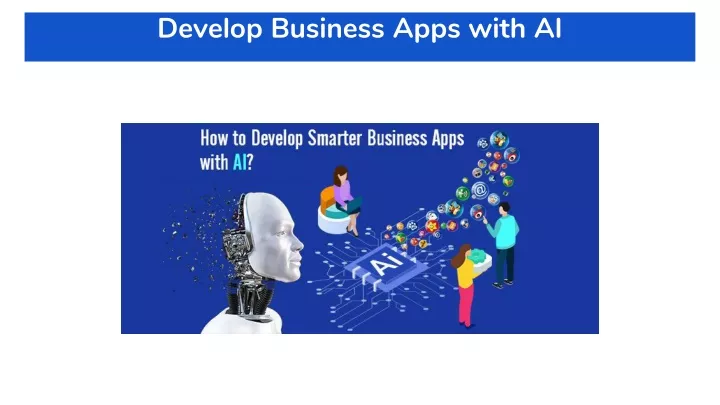 develop business apps with ai