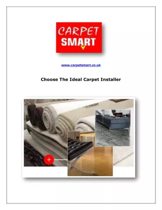 Choose The Ideal Carpet Installer