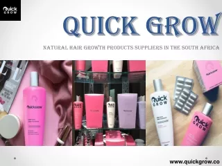 Natural Hair Growth Products | Hair Growth Tips- Quick Grow