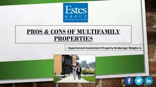 pros cons of multifamily properties
