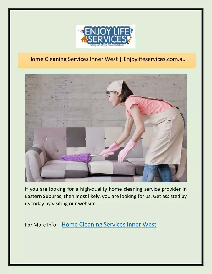 home cleaning services inner west