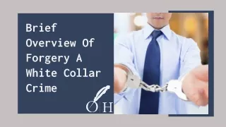 brief overview of forgery a white collar crime