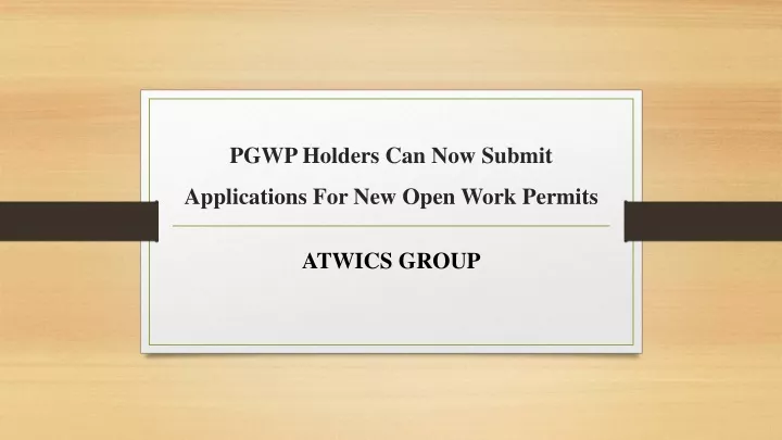pgwp holders can now submit