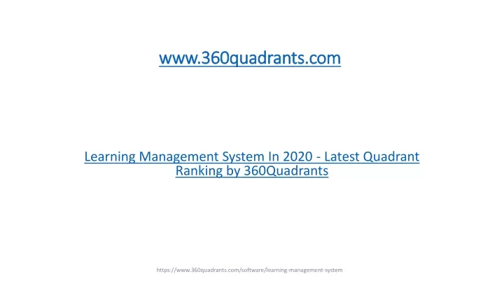 www 360quadrants com