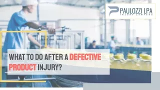 what to do after a defective product product