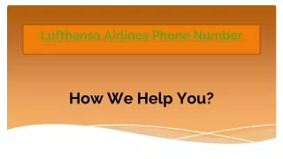 lufthansa airlines phone number