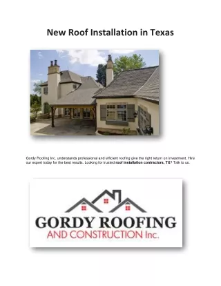 Gutter Installation in Texas