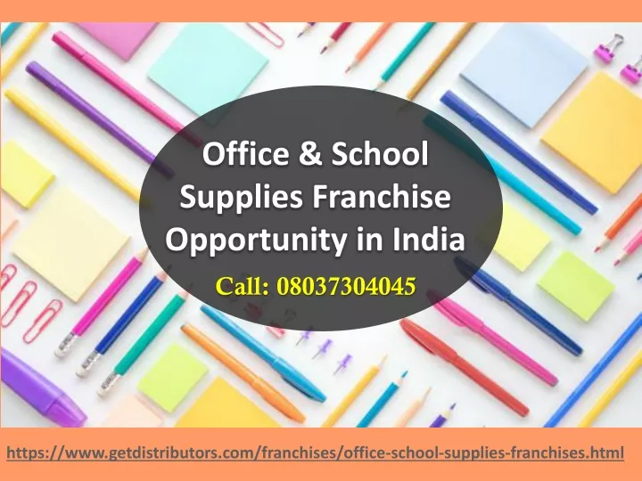 office school supplies franchise opportunity
