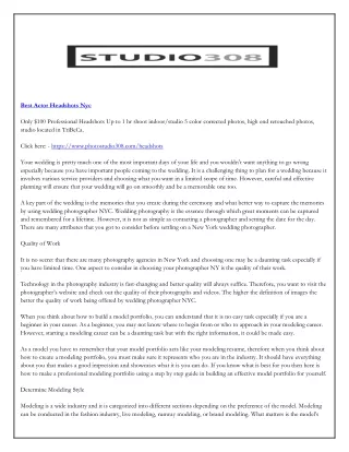 best actor headshots nyc only 100 professional