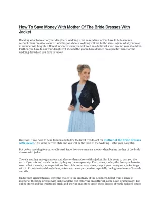 how to save money with mother of the bride