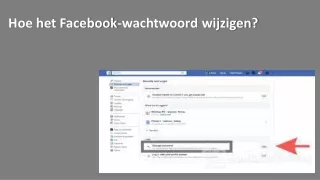 hoe het facebook wachtwoord wijzigen