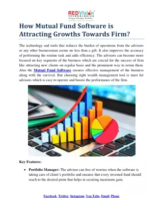 how mutual fund software is attracting growths