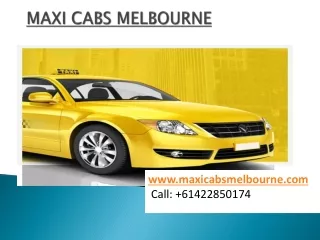 Airport Maxi Taxi Melbourne