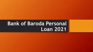 Get To Know About Bank Of Baroda Personal Loan