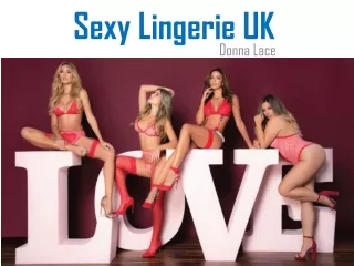 Lingerie UK | Womens Lingerie | Lingerie Sets | Sexy Lingerie