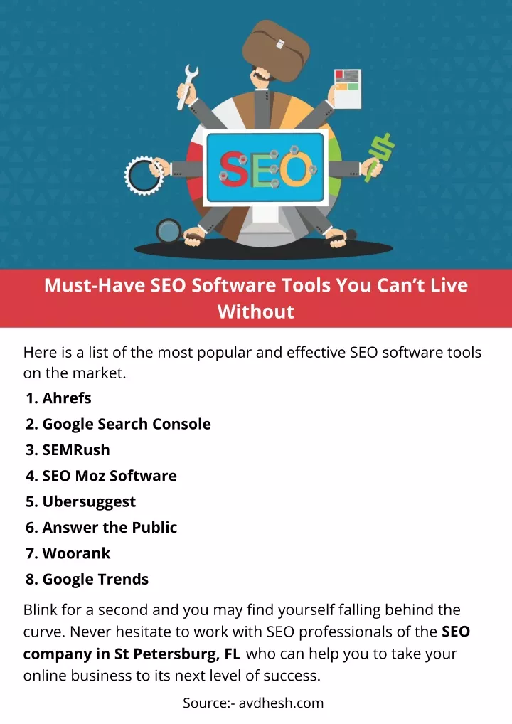 must have seo software tools you can t live