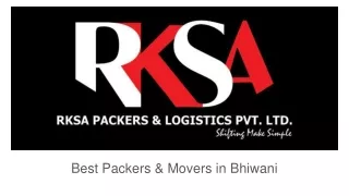 Best Packers Movers in Bhiwani