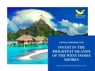 Invest in the Brightest Islands of the West Indies Shores