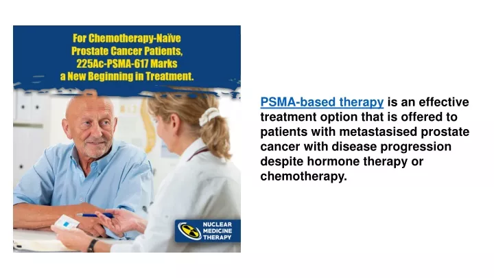 psma based therapy is an effective treatment