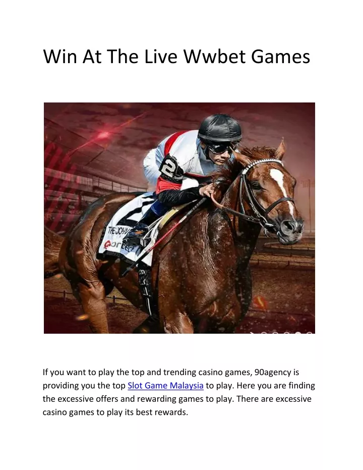 win at the live wwbet games