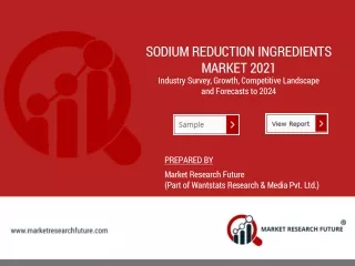 sodium reduction ingredients market 2021