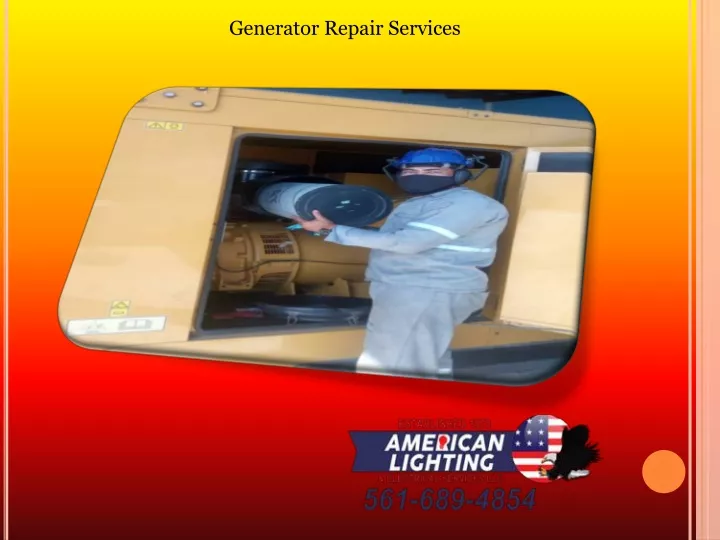 generator repair services