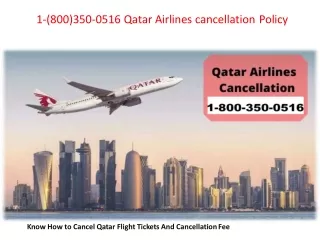 How to cancel Qatar Airways Flight 1-800-350-0516