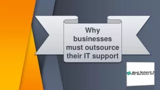 Why businesses must outsource their IT support