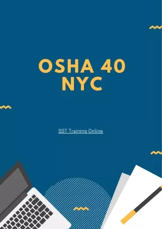 OSHA 40 NYC | OSHA 40 Hour