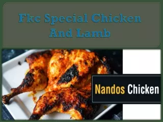 Fkc Special Chicken And Lamb