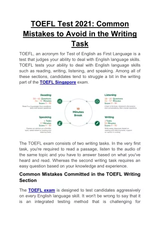 toefl test 2021 common mistakes to avoid