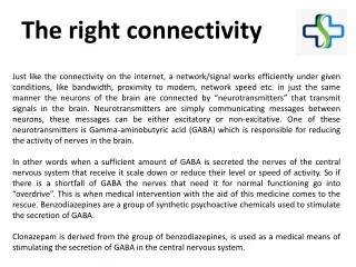 the right connectivity