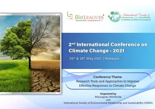 2nd International Conference in the field of Climate Change
