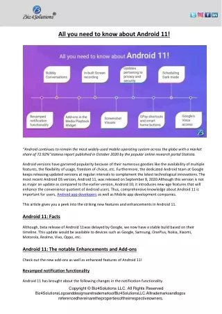 all you need to know about android 11
