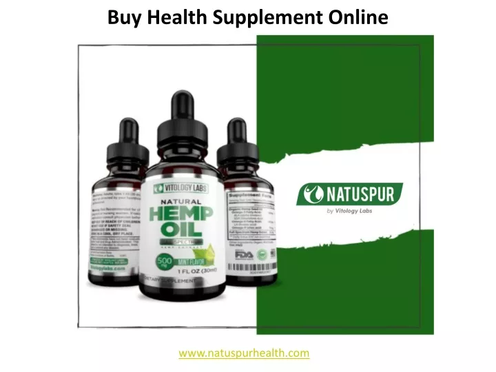 buy health supplement online