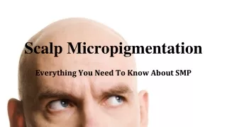 scalp micropigmentation