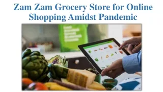 Online Grocery Shopping | Our ZamZam