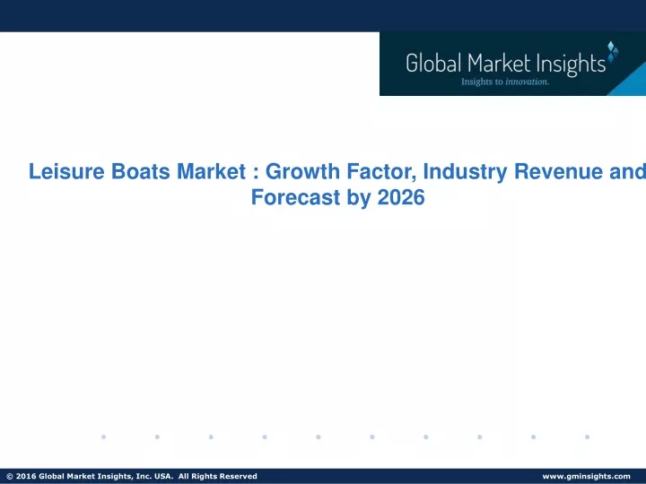 leisure boats market growth factor industry