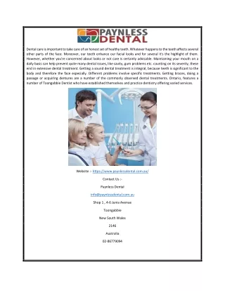 Toongabbie Dental Surgery | Paynlessdental.com.au