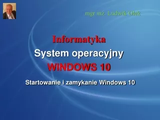 Startowanie i zamykanie Windows 10
