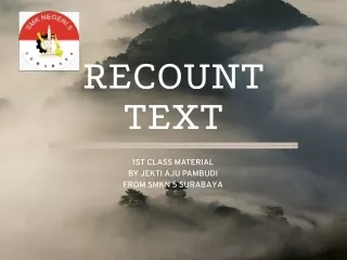 recount text