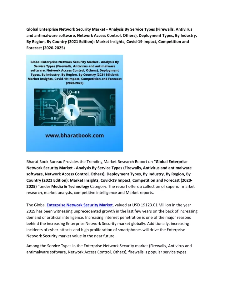 global enterprise network security market