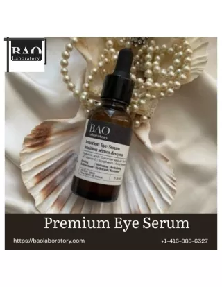 Buy premium eye serum from BAO Laboratory