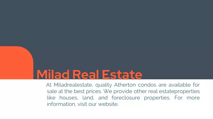 milad real estate