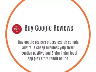 Buy Google Reviews