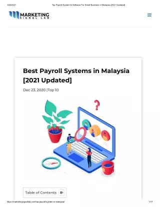 Top Payroll System Software For Small Business in Malaysia [2021 Updated]