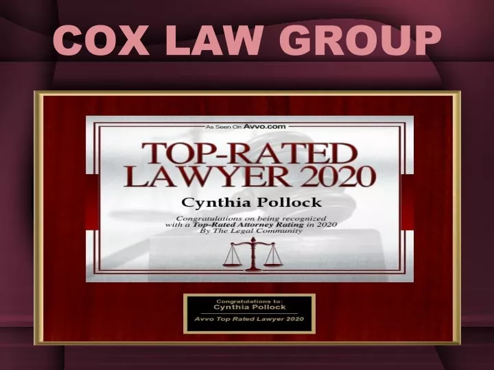 cox law group