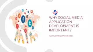 Why Social Media Application Development is Important?