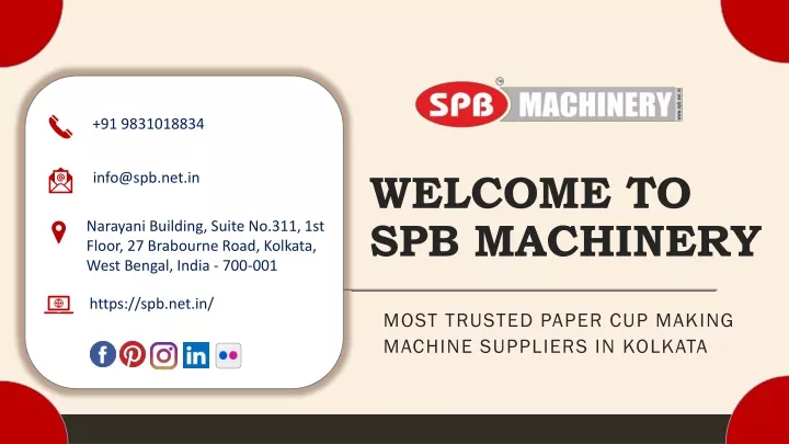 welcome to spb machinery
